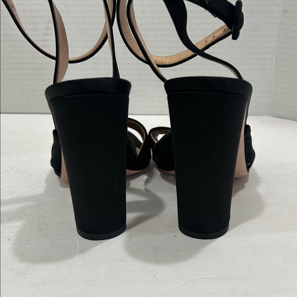Gianvito Rossi Black Satin Heels Size 38 - Picture 6 of 12